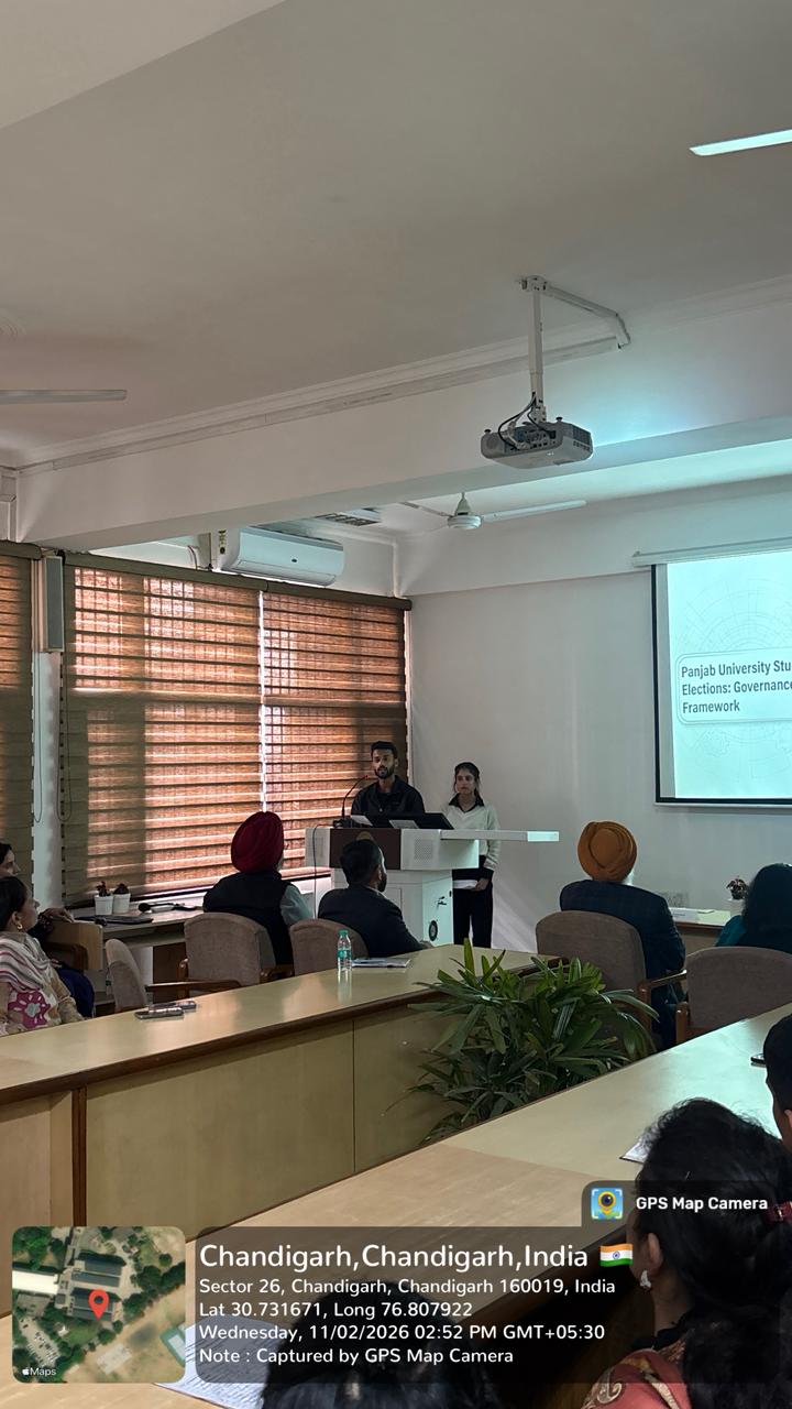 Project on the Student Council Elections 2025–26 — student research on campus electoral dynamics.
